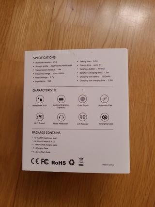 Auriculares inalambricos.