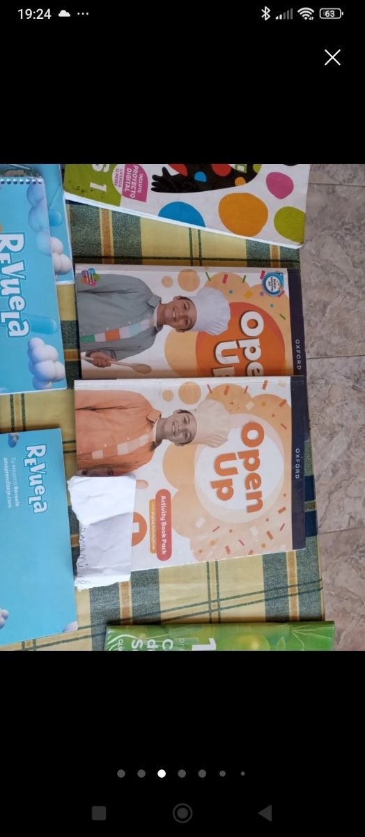 Libro inglés open Up primero primaria