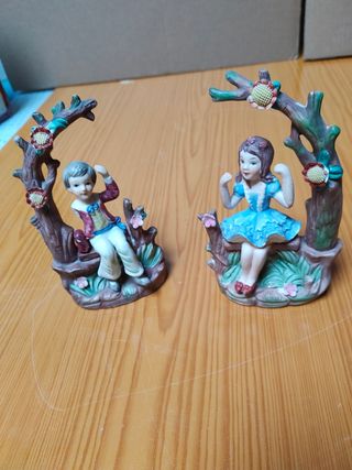 Cinco figuras de adorno