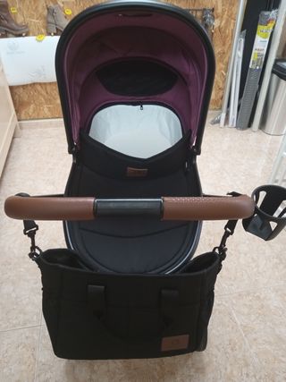 Lionelo carro capazo bebé rosa