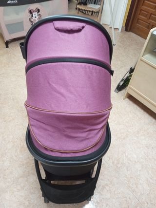 Lionelo carro capazo bebé rosa