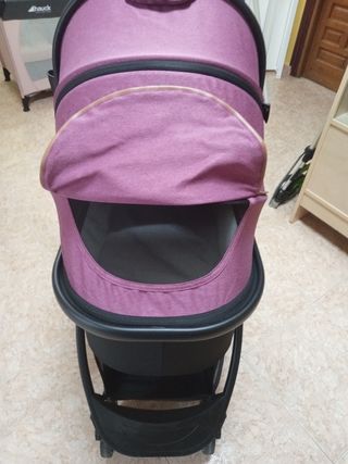 Lionelo carro capazo bebé rosa