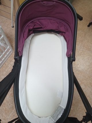 Lionelo carro capazo bebé rosa