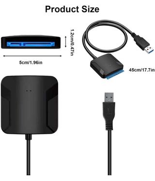 Cable sata a usb 