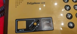 Teléfono retro vintage Telyphone 820 años 70