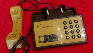 Teléfono retro vintage Telyphone 820 años 70