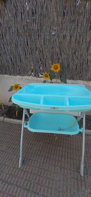 Bañera bebé con soporte y cambiador de Prenatal