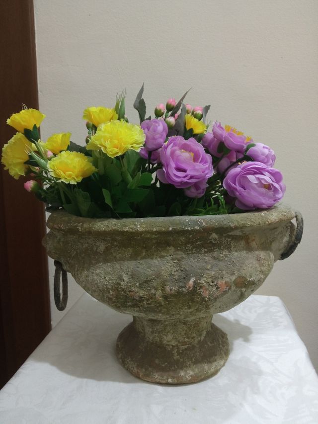 Porta vaso ovale anticato!!!