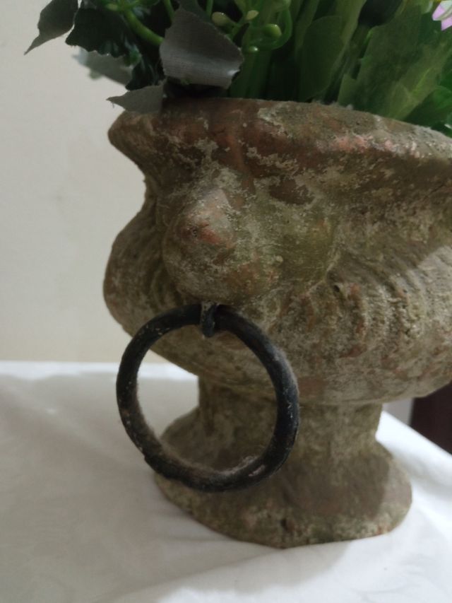 Porta vaso ovale anticato!!!