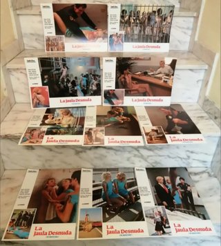 10 Fotocromos / Fotogramas LA JAULA DESNUDA