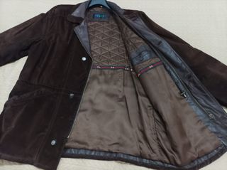 Abrigo de piel marrón  talla 56