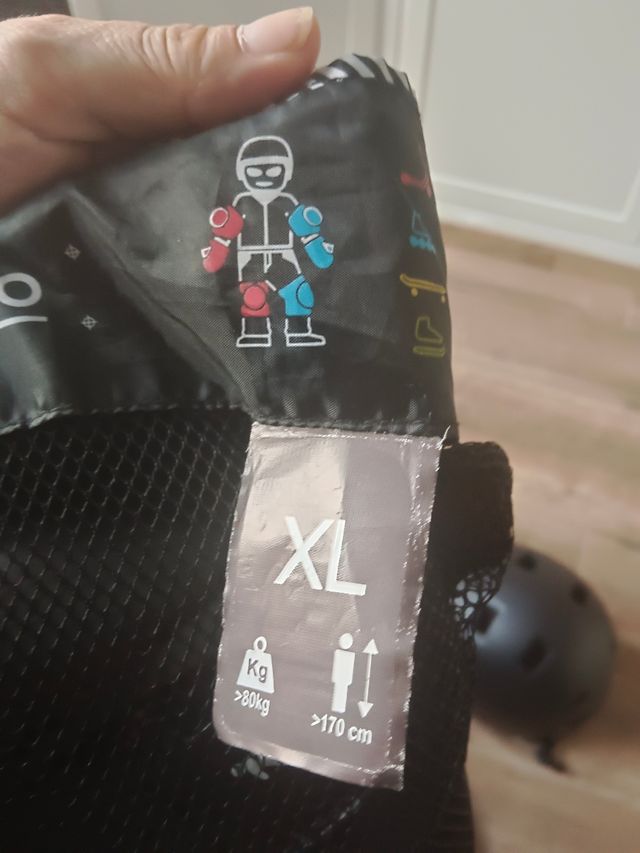 Patines en linea con casco y prote