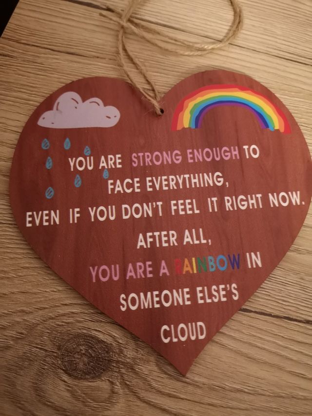 Cuore targhetta regalo