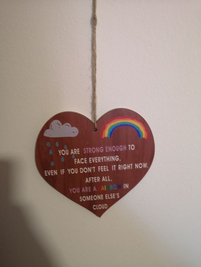 Cuore targhetta regalo