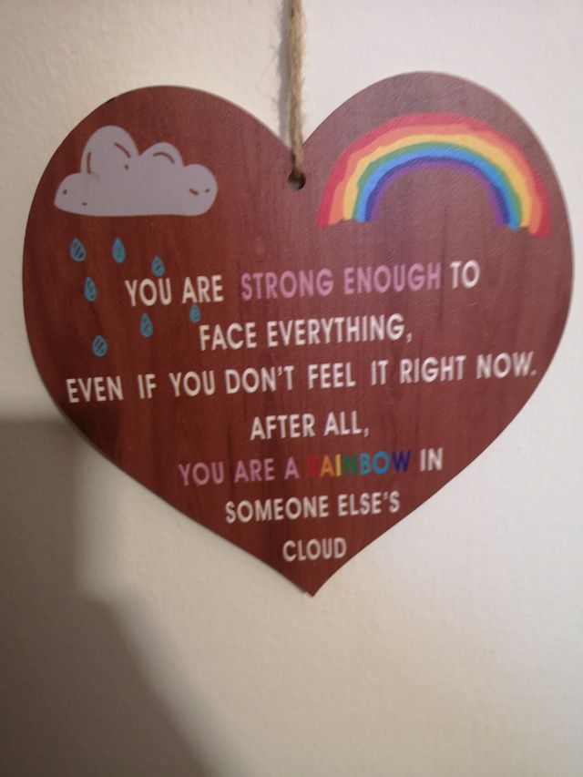 Cuore targhetta regalo