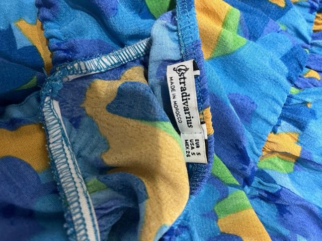 Vestido midi estampado