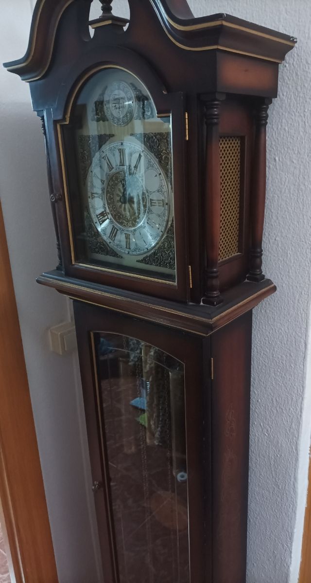 Reloj péndulo tempus fugit.
