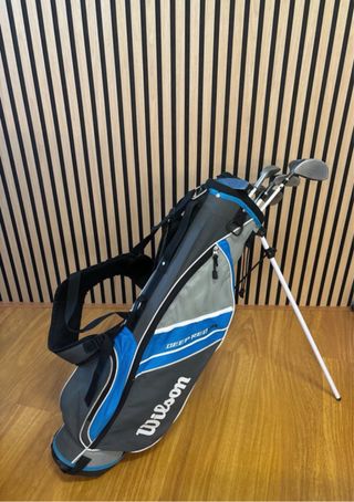 Bolsa wilson junior con palos de golf
