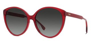 Gafas Fendi FE40029U nuevas rojo transparente