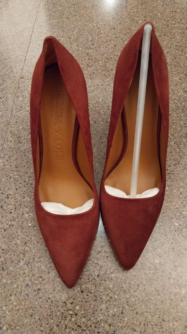 Zapatos ante granate Bimba y Lola