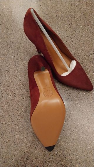 Zapatos ante granate Bimba y Lola 