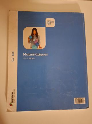 Libro matemáticas 3 ESO