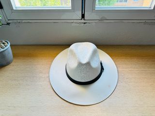 Sombrero blanco estilo veracruzano
