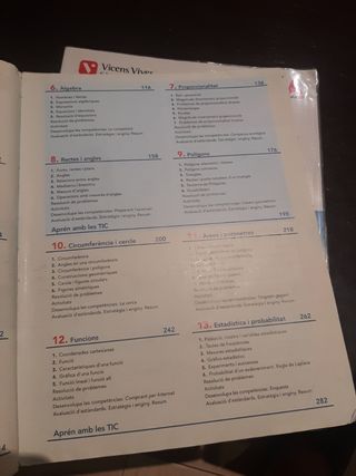 Libros de Matemáticas de 1ESO