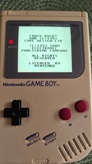 Juego Chuck Rock Gameboy