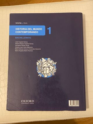Historia del mundo contemporáneo, Oxford