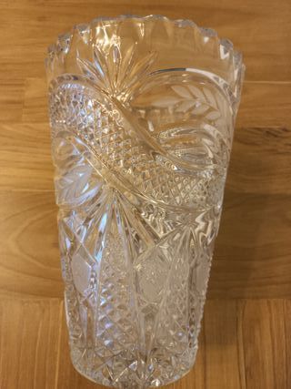 JARRÓN CRISTAL BOCA ANCHA