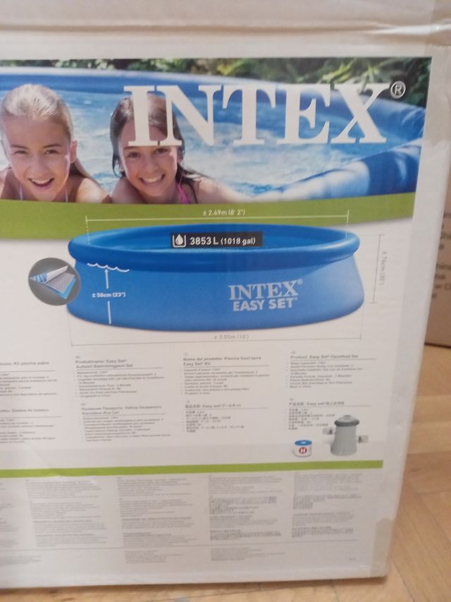Piscina intex 3.05m x 76 cm