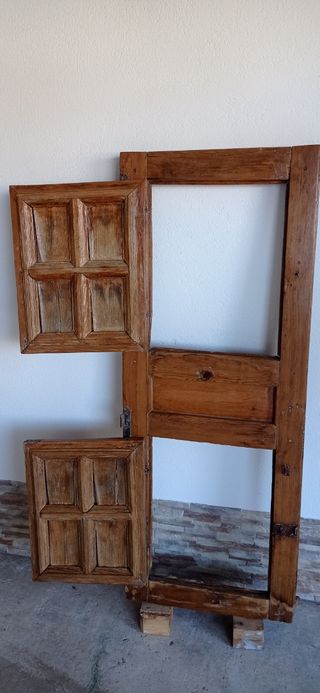 Ventana antigua restaurada