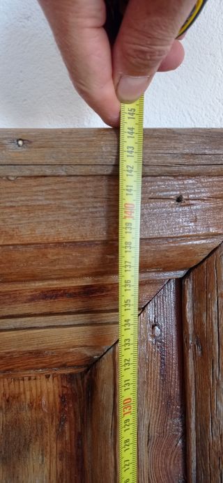 Ventana antigua restaurada