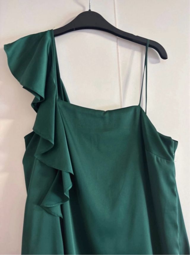 Vestido verde mango