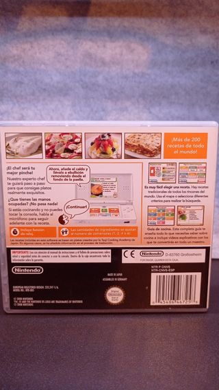 👩‍🍳🧑‍🍳 Cocina Conmigo para Nintendo DS