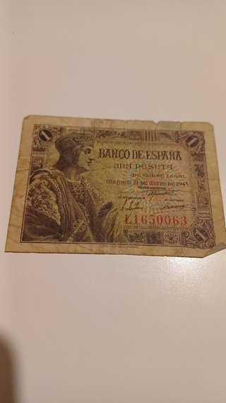 Colección billetes antiguos