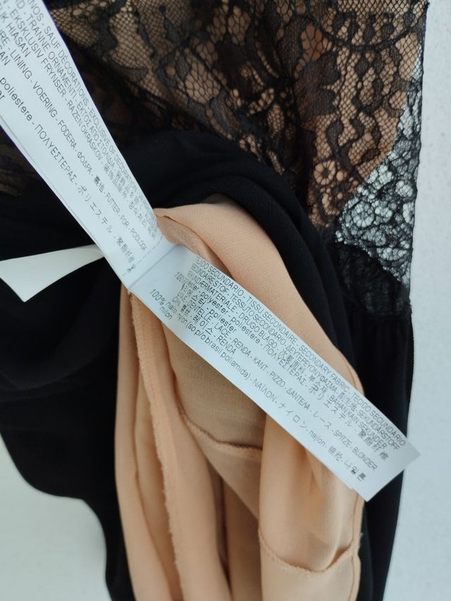 Vestito Elegante Pizzo Velluto