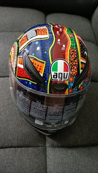 Casco de Valentino Rossi