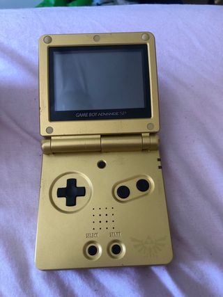 Game boy advance SP edicion zelda gold
