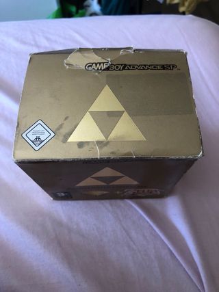 Game boy advance SP edicion zelda gold