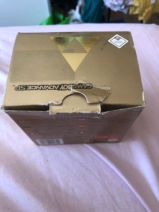 Game boy advance SP edicion zelda gold