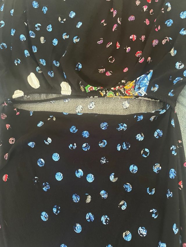 Vestido con abertura en la espalda de Desigual