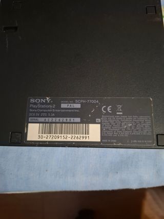 PS2 + 1 mando + 1 Memory Card
