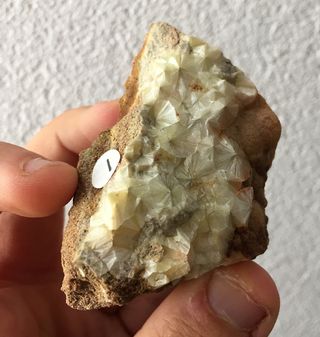 Minerali Collezione WAVELLITE TŘENIC Boemia