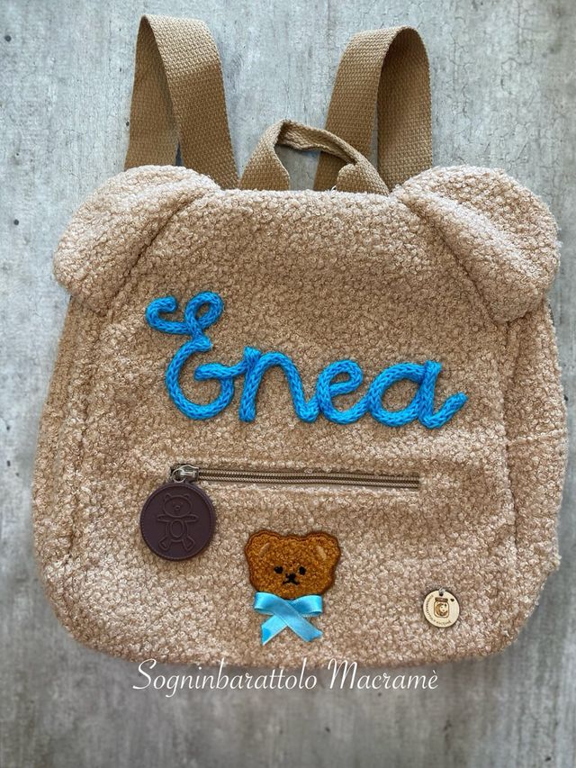 Zaino orsetto personalizzabile