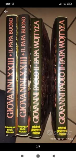 Libri 4 volumi il Papa