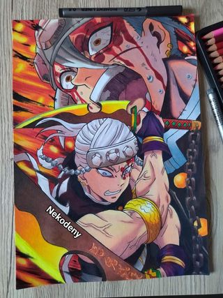 Disegno di Tengen Uzui demon slayer