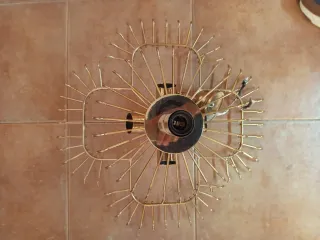 Lámpara araña, tipo cristal de murano