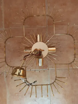 Lámpara araña, tipo cristal de murano